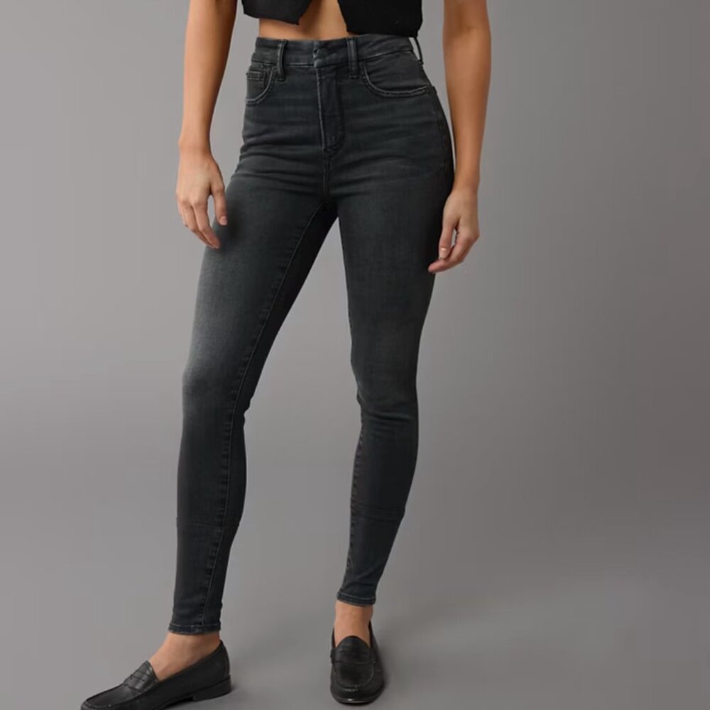 NWT AE Luxe Super High-Waisted Jegging